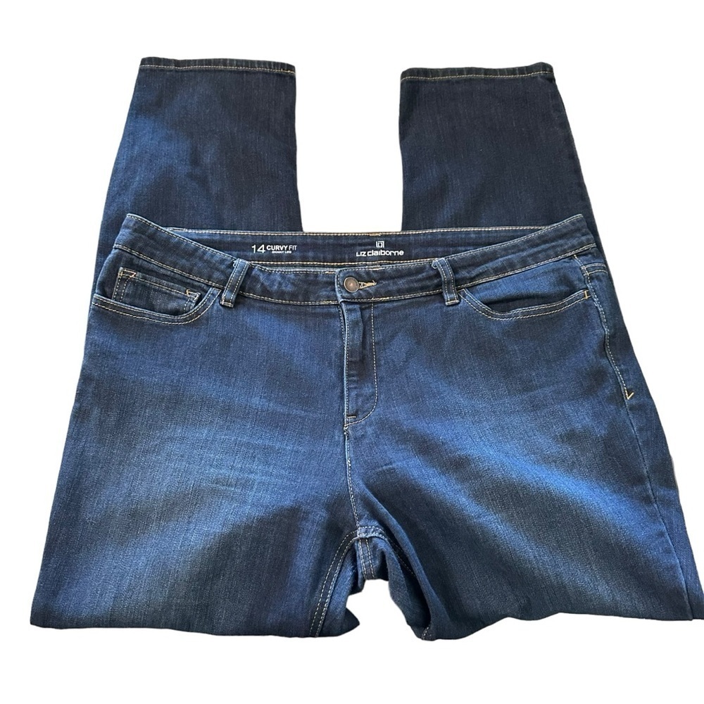 Liz Clairborne women's size 14 curvy fit, skinny leg